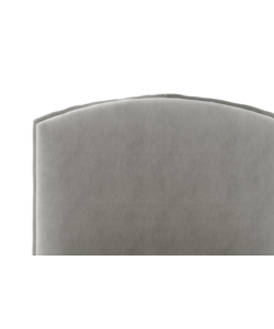 LETTO SINGOLO CONTENITORE "MOON" IN TESSUTO PERLA 90X190 CM