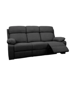 DIVANO 3 POSTI BELLAHOME "ANNIKA" CON RECLINER MANUALE, 198X93X101 CM