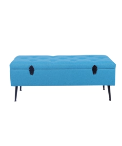 PANCHINA CONTENITORE BELLAHOME "LISA" IN TESSUTO CARTA DA ZUCCHERO, 102X44X40 CM