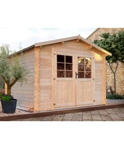 CASETTA IN LEGNO DA GIARDINO "DIANA" IN ABETE GREZZO 300X400X226 CM