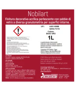 PITTURA DECORATIVA MAX MEYER "NOBIL ART" BASE ORO, 1 LITRO