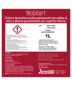 PITTURA DECORATIVA MAX MEYER "NOBIL ART" BASE ARGENTO, 1 LITRO