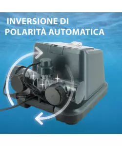 CLORINATORE SALINO PER ELETTROLISI GRE PER PISCINA DA 50 M³ 10 GR/H