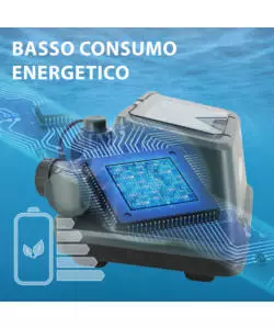 CLORINATORE SALINO PER ELETTROLISI GRE PER PISCINA DA 50 M³ 10 GR/H