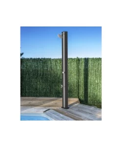 DOCCIA SOLARE PER GIARDINO GRE IN PVC CON LAVAPIEDI 40 L - COD. SSP40
