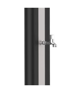 DOCCIA SOLARE PER GIARDINO GRE IN PVC CON LAVAPIEDI 40 L - COD. SSP40