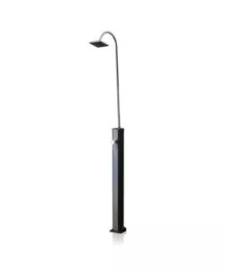 DOCCIA SOLARE SMONTABILE PER GIARDINO GRE IN ALLUMINIO 18 L - COD. SSAL18