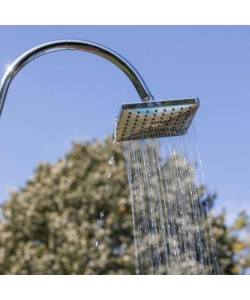 DOCCIA SOLARE SMONTABILE PER GIARDINO GRE IN ALLUMINIO 18 L - COD. SSAL18