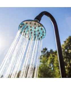 DOCCIA SOLARE PER GIARDINO GRE IN PVC EFFETTO LEGNO 9 L - COD. AR1009W