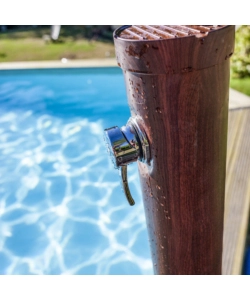 DOCCIA SOLARE PER GIARDINO GRE IN PVC EFFETTO LEGNO 9 L - COD. AR1009W
