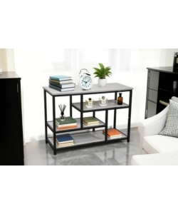SCAFFALE MULTIUSO BELLAHOME "INDUSTRIAL" GRIGIO 100X30X65 CM