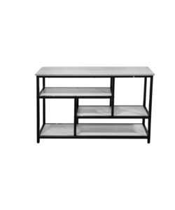 SCAFFALE MULTIUSO BELLAHOME "INDUSTRIAL" GRIGIO 100X30X65 CM