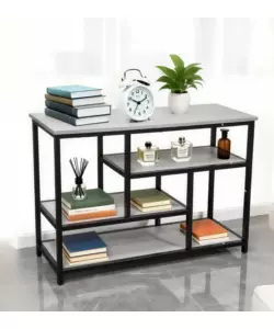 SCAFFALE MULTIUSO BELLAHOME "INDUSTRIAL" GRIGIO 100X30X65 CM