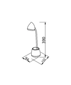 LAMPADA LED DA TAVOLO PHILIPS "HAT" BIANCO 3000/4000/5700K