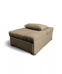 POUF 3 IN 1 BELLAHOME "KING" TRASFORMABILE IN POLTRONA E LETTO TORTORA 112X81X88 CM