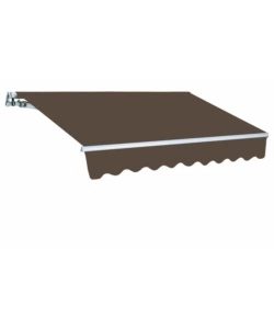 Tenda da sole a barra quadra Essenza marrone 250x200 cm