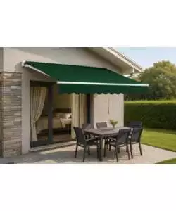 Tenda da sole a barra quadra Essenza verde 250x300 cm