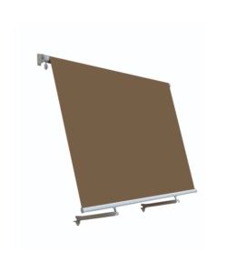 Tenda da sole a caduta con bracci Essenza marrone 245x245 cm