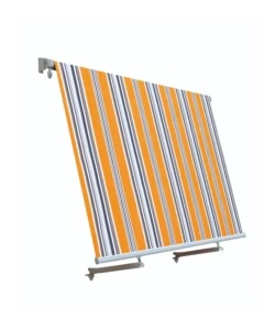 Tenda da sole a caduta con bracci Essenza fantasia riga gialla 300x245 cm