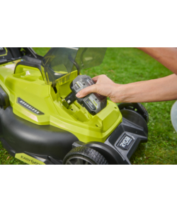 TAGLIAERBA A BATTERIA RYOBI "RY18LMX40C-150" TAGLIO 40CM 18V,BATTERIA 5.0AH INCLUSA