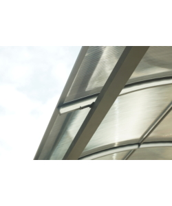 CARPORT AUTO IN ALLUMINIO E POLICARBONATO HABRITA "CAR 3676 ALCC T" 1 POSTO 3,59X7,62X3,60 MT