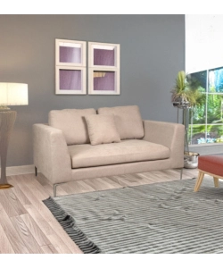 DIVANO 2 POSTI BELLAHOME "CAMILLA" BEIGE 170X104X89 CM