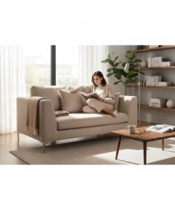 DIVANO 2 POSTI BELLAHOME "CAMILLA" BEIGE 170X104X89 CM