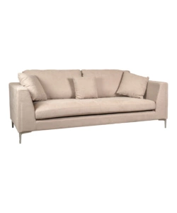 DIVANO 3 POSTI BELLAHOME "CAMILLA" BEIGE 222X104X56,5 CM