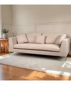 DIVANO 3 POSTI BELLAHOME "CAMILLA" BEIGE 222X104X56,5 CM