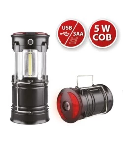 LANTERNA LED RICARICABILE DA CAMPEGGIO, 5 W