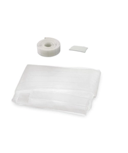 ZANZARIERA MAGNETICA A PANNELLI PER FINESTRE BIANCA 150X180 CM