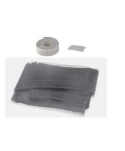 ZANZARIERA MAGNETICA A PANNELLI PER FINESTRE NERA 150X180 CM
