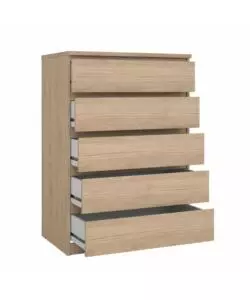 CASSETTIERA 5 CASSETTI "NAIA" LEGNO 77X50X111,3 CM