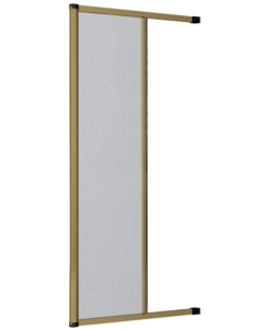 ZANZARIERA ORIZZONTALE CON FRENO PER FINESTRA BRONZO 160X250 CM