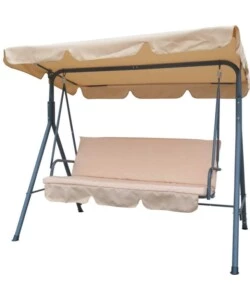 RICAMBIO CUSCINO E COPERTURA PER DONDOLO LINEAR ESSENZA BEIGE