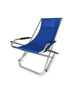 SDRAIO DA GIARDINO ESSENZA "ELBA" IN ALLUMINIO E PVC BLU 60X97X70 CM