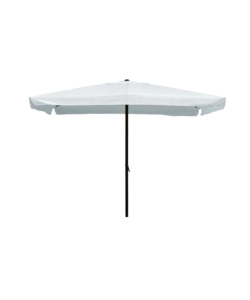 OMBRELLONE DA GIARDINO RETTANGOLARE ESSENZA IN POLIESTERE BIANCO 2X3 MT