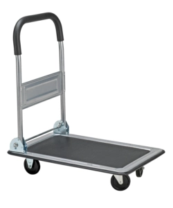 CARRELLO TRASPORTO PIATTO ESSENZA IN ACCIAIO PORTATA 150 KG 73X47X83 CM