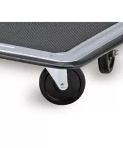 SET 4 RUOTE RIGIDE PER CARRELLO PORTATUTTO PIEGHEVOLE ESSENZA
