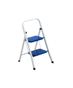 SGABELLO "EVEREST" IN ACCIAIO 2 GRADINI 80X46,5X51 CM