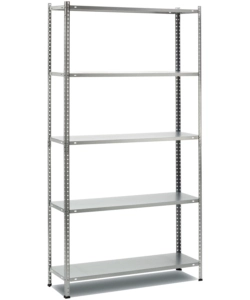 SCAFFALE ESSENZA IN METALLO 5 RIPIANI 100X30X187 CM