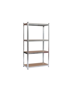 SCAFFALE ESSENZA IN METALLO 4 RIPIANI 120X40X160 CM