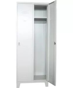 ARMADIETTO SPOGLIATOIO ESSENZA IN METALLO 2 POSTI 68,5X33X180 CM