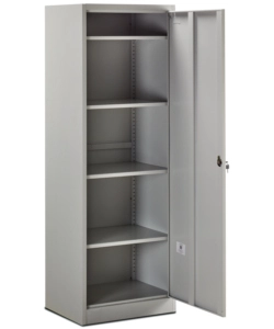 ARMADIETTO TUTTOPIANI ESSENZA IN METALLO 4 MENSOLE 61,5X49X180 CM