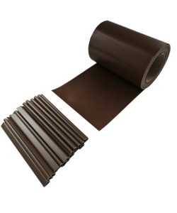 FRANGIVISTA CON CLIP FINECORSA ESSENZA IN POLIESTERE MARRONE 350x19 CM