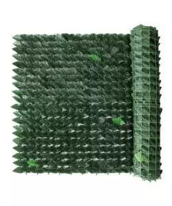SIEPE ARTIFICIALE ESSENZA IN PVC CON FOGLIE LAURO 2000X150 CM