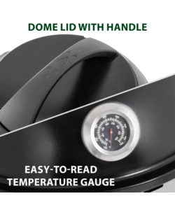 BARBECUE A GAS PORTATILE BRUNNER "DEVIL BBQRUISER HT 30" CON GRIGLIA REVERSIBILE ø47 CM