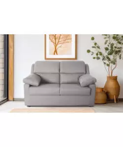 DIVANO 2 POSTI BELLAHOME "FIRENZE" BEIGE TESSUTO SFODERABILE E ANTIMACCHIA, 150X95X93 CM
