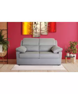 DIVANO 2 POSTI MAXI BELLAHOME "FIRENZE" GRIGIO TESSUTO SFODERABILE E ANTIMACCHIA, 170X95X93 CM