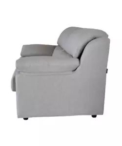 DIVANO 2 POSTI MAXI BELLAHOME "FIRENZE" GRIGIO TESSUTO SFODERABILE E ANTIMACCHIA, 170X95X93 CM